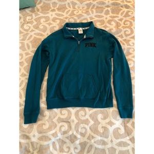 Turquoise PINK Victoria’s Secret sweatshirt